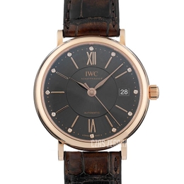 IWC Portofino Szary/Skóra Ø37 mm IW458106