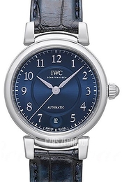 IWC Da Vinci Niebieski/Skóra Ø36 mm IW458312