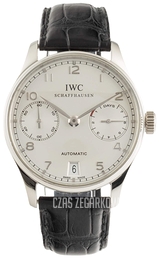 IWC Portuguese Srebrny/Skóra Ø43 mm IW500104