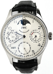 IWC Portuguese Srebrny/Skóra Ø42.3 mm IW502219