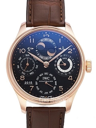 IWC Portuguese Czarny/Skóra Ø44.2 mm IW503202