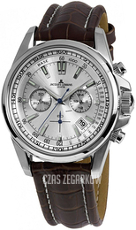 Jacques Lemans Liverpool Srebrny/Skóra Ø44 mm 1-1117.1BN