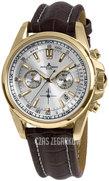 Jacques Lemans Liverpool Srebrny/Skóra Ø44 mm 1-1117.1KN