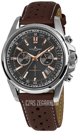 Jacques Lemans Szary/Skóra Ø44 mm 1-1117.1WO