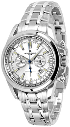 Jacques Lemans Liverpool Srebrny/Stal Ø44 mm 1-1117FN