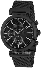 Jacques Lemans Verona Czarny/Stal Ø45 mm 1-1699E