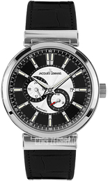 Jacques Lemans Verona Wielokolorowy/Skóra Ø44 mm 1-1730A