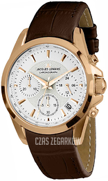 Jacques Lemans Liverpool Biały/Skóra Ø36 mm 1-1752I