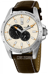 Jacques Lemans Liverpool Kremowy/Skóra Ø48 mm 1-1775B