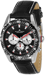 Jacques Lemans Liverpool Czarny/Skóra Ø41 mm 1-1801C