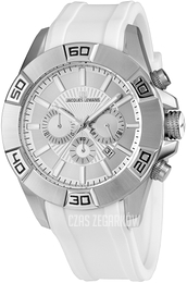 Jacques Lemans Liverpool Srebrny/Guma Ø49 mm 1-1808B