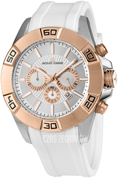 Jacques Lemans Liverpool Srebrny/Guma Ø49 mm 1-1808D