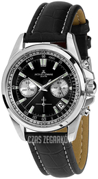 Jacques Lemans Liverpool Czarny/Skóra Ø40 mm 1-1830A