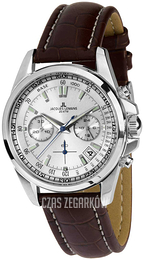 Jacques Lemans Liverpool Srebrny/Skóra Ø40 mm 1-1830B