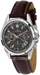 Jacques Lemans Liverpool Szary/Skóra Ø40 mm 1-1830C