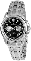 Jacques Lemans Liverpool Czarny/Stal Ø40 mm 1-1830D