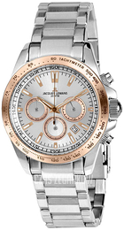 Jacques Lemans Liverpool Srebrny/Stal Ø42 mm 1-1836J