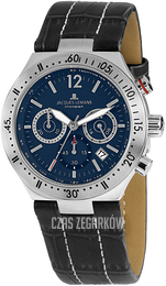 Jacques Lemans Dover Niebieski/Skóra Ø42 mm 1-1837C