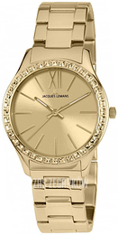 Jacques Lemans Rome Żółte złoto/Stal w odcieniu złota Ø37 mm 1-1841ZC
