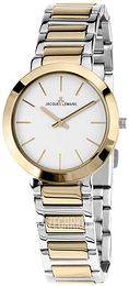 Jacques Lemans Milano Biały/Stal w odcieniu złota Ø32 mm 1-1842.1D