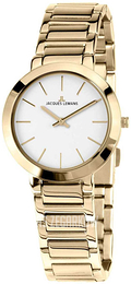 Jacques Lemans Milano Biały/Stal w odcieniu złota Ø32 mm 1-1842.1E