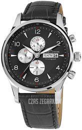 Jacques Lemans London Czarny/Skóra Ø44 mm 1-1844A