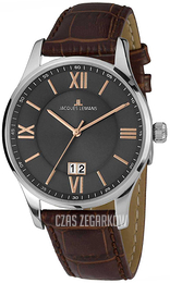 Jacques Lemans London Czarny/Skóra Ø40 mm 1-1845N