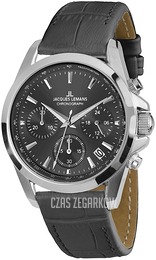Jacques Lemans Liverpool Szary/Skóra Ø36 mm 1-1863ZA