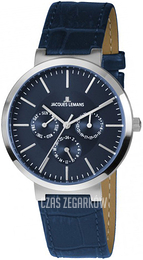 Jacques Lemans Milano Niebieski/Skóra Ø38 mm 1-1950C