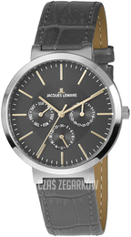 Jacques Lemans Milano Szary/Skóra Ø38 mm 1-1950D