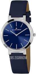 Jacques Lemans Milano Niebieski/Skóra Ø36 mm 1-1997C