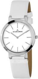 Jacques Lemans Milano Biały/Skóra Ø36 mm 1-1997D