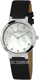 Jacques Lemans Milano Biały/Skóra Ø36 mm 1-1997G