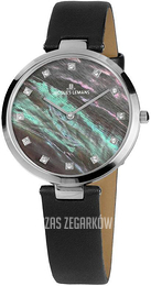 Jacques Lemans Milano Czarny/Skóra Ø36 mm 1-2001E