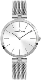 Jacques Lemans Milano Srebrny/Stal Ø34 mm 1-2024P