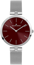Jacques Lemans Milano Czerwony/Stal Ø34 mm 1-2024R