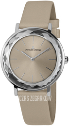 Jacques Lemans Nice Beżowy/Skóra Ø37 mm 1-2054B