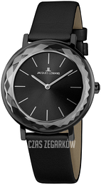 Jacques Lemans Nice Czarny/Skóra Ø37 mm 1-2054C