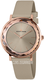 Jacques Lemans Nice Beżowy/Skóra Ø37 mm 1-2054D