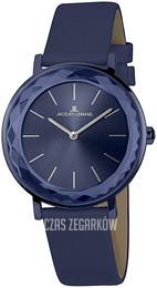 Jacques Lemans Nice Niebieski/Skóra Ø37 mm 1-2054E