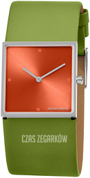 Jacques Lemans Design Pomarańczowy/Skóra 1-2057T