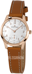 Jacques Lemans Retro Classic Srebrny/Skóra Ø30 mm 1-2065F