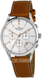 Jacques Lemans Retro Classic Biały/Skóra Ø41 mm 1-2068P