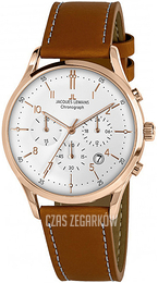 Jacques Lemans Biały/Skóra Ø41 mm 1-2068R