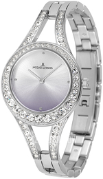 Jacques Lemans Paris Srebrny/Stal Ø32 mm 1-2072B
