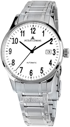Jacques Lemans London Biały/Stal Ø40 mm 1-2073H