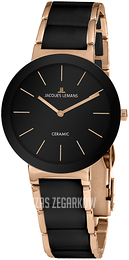 Jacques Lemans Monaco Czarny/Czeramiczna Ø34 mm 1-42-7C