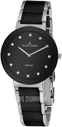 Jacques Lemans Monaco Czarny/Czeramiczna Ø34 mm 1-42-7G