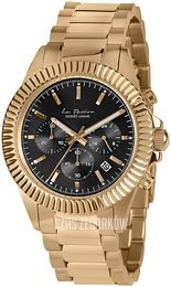 Jacques Lemans La Passion Czarny/Stal w odcieniu złota Ø42 mm LP-111Q