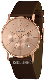 Jacques Lemans La Passion Różowe złoto/Skóra Ø40 mm LP-123D